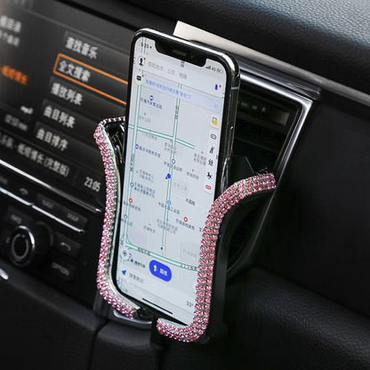 Rhinestone Phone Holder