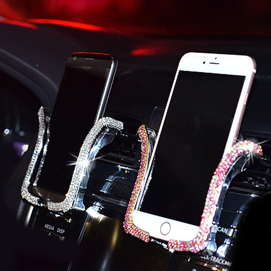 Rhinestone Phone Holder